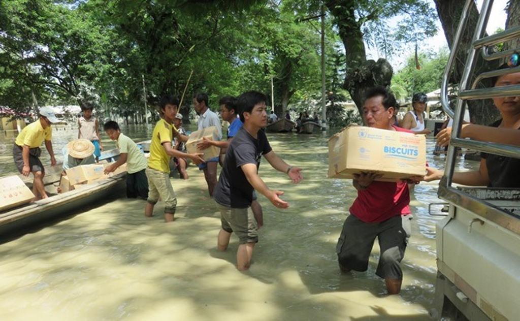 ミャンマーの洪水被災者へご支援を